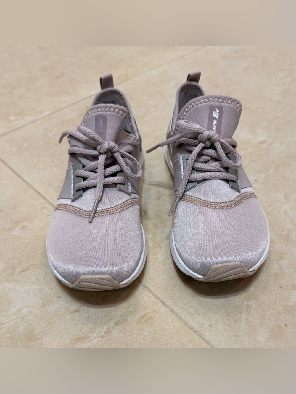 New Balance Women's Slip-On Sneaker in Light Taupe. Comfort insert .US:6.5”